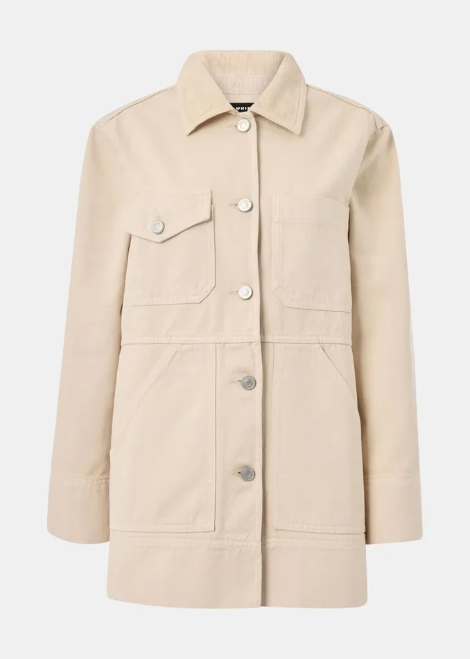 Women Coats and Jackets Whistles Neutral Jo Utility Jacket
