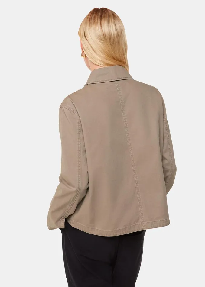 Women Coats and Jackets Whistles Taupe Marie Casual Jacket