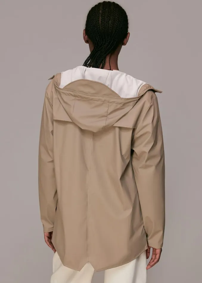 Women Coats and Jackets Whistles Taupe Rains Jacket
