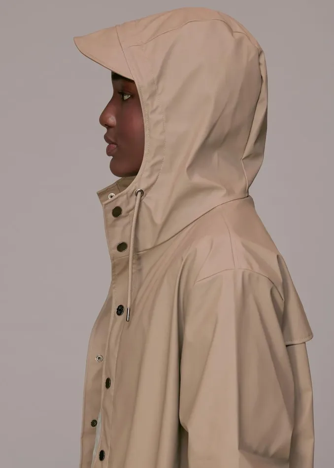 Women Coats and Jackets Whistles Taupe Rains Jacket