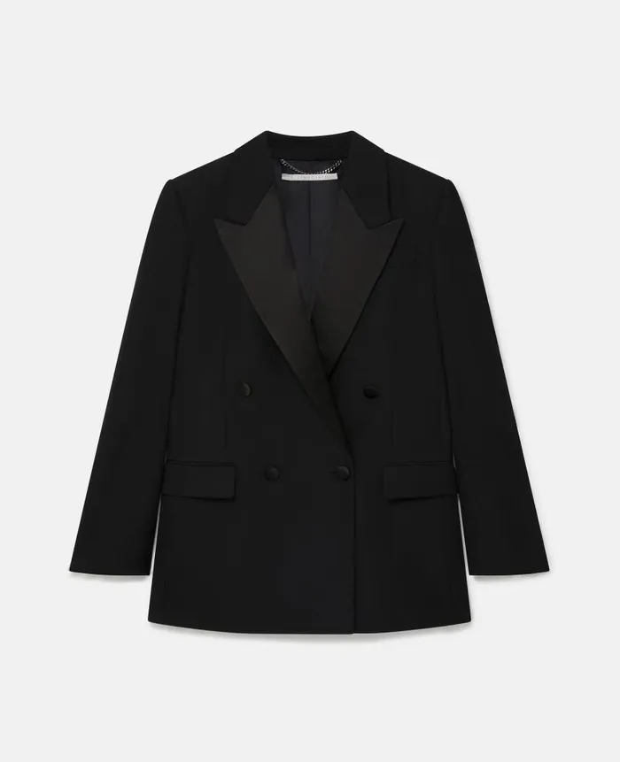Women Coats And Jackets Stella McCartney Tuxedo Blazer Black