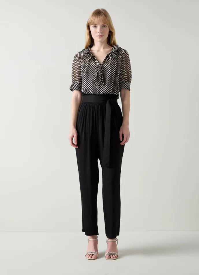 Women Coco Black Stretch Trouser Black LKBennett Trousers Women Coco Black Stretch Trouser Black LKBennett Trousers
