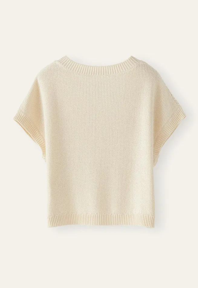 Women Crochetstitch Sweater Ecru Poetry Fashion Sweaters