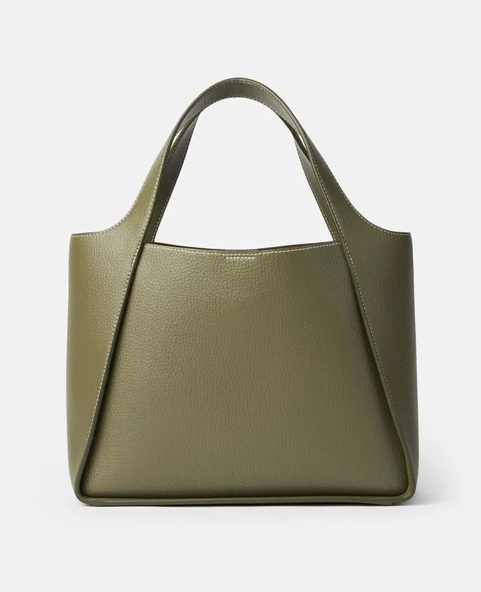 Women Crossbody Bags Stella McCartney Logo Top Handle Crossbody Bag Military Green