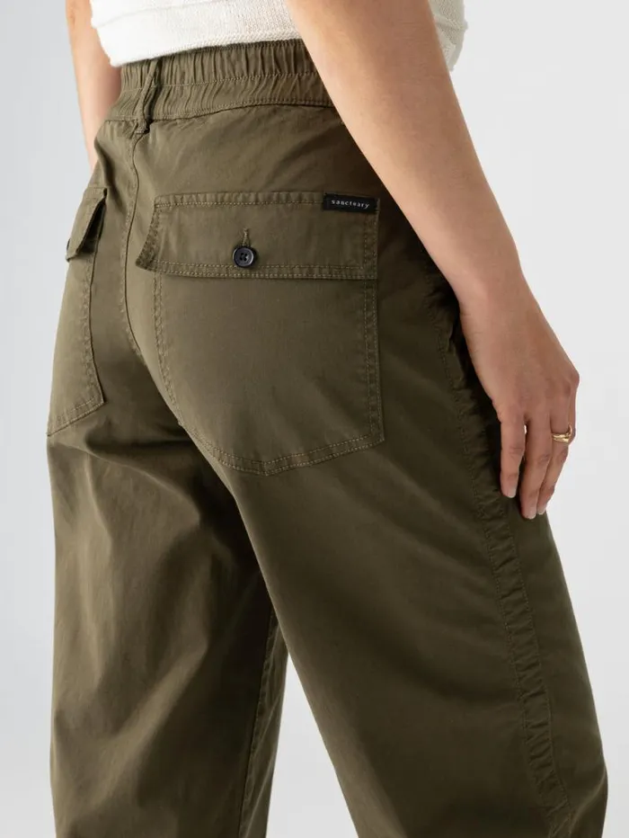 Women Cruiser Chino SemiHigh Rise Pant Burnt Olive Sanctuary Clothing Pants