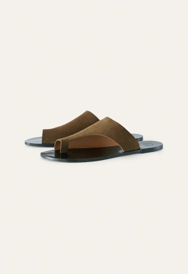 Women Cutout Sandals Khaki Brown Poetry Fashion Footwear