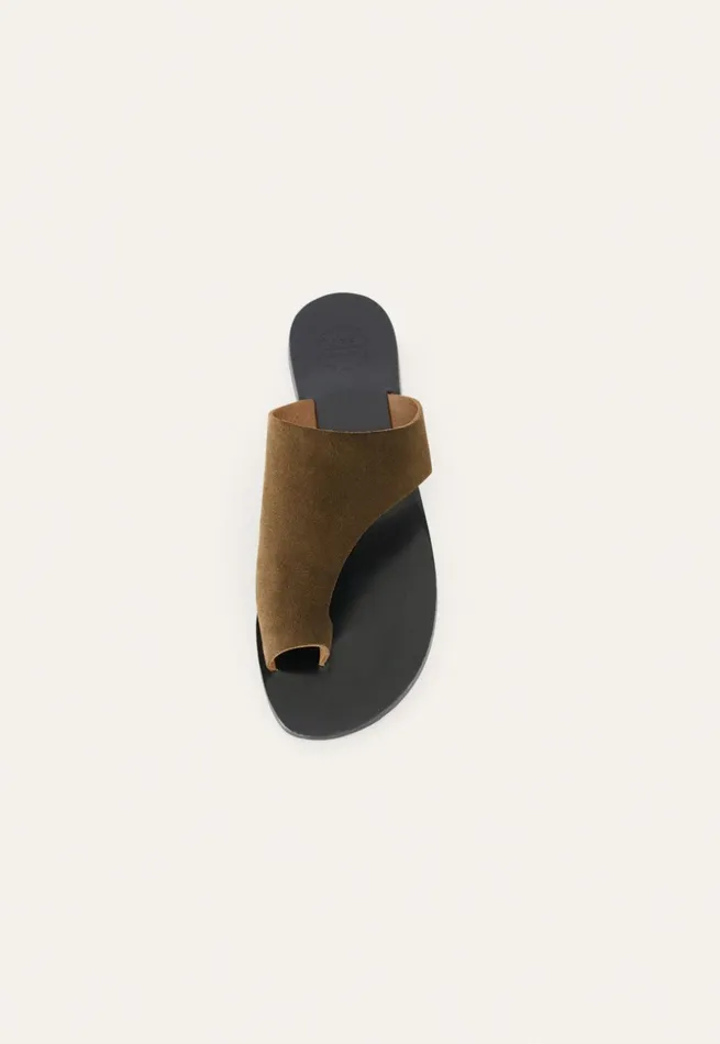 Women Cutout Sandals Khaki Brown Poetry Fashion Footwear