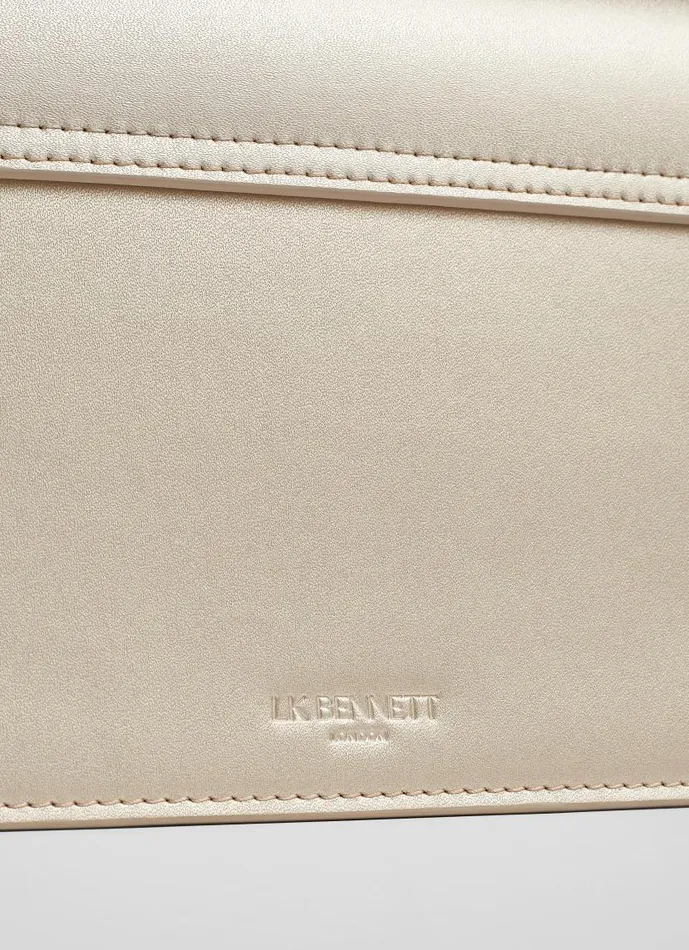 Women Dolly Gold Leather Clutch Bag LKBennett Clutch Bags Women Dolly Gold Leather Clutch Bag LKBennett Clutch Bags