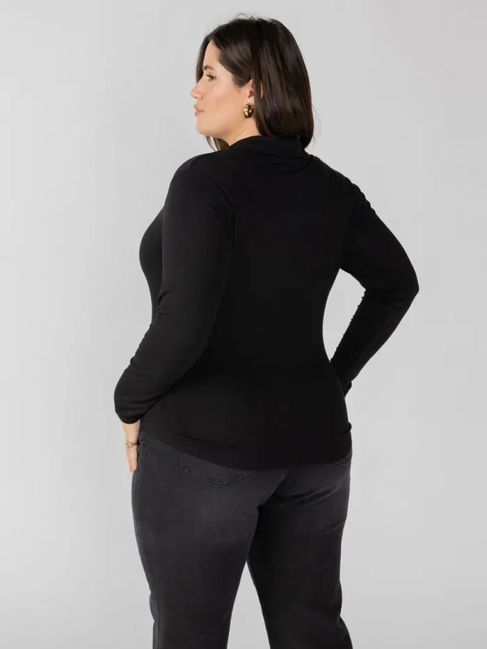 Women Dreamgirl Knit Button Up Top Black Inclusive Collection Sanctuary Clothing Inclusive