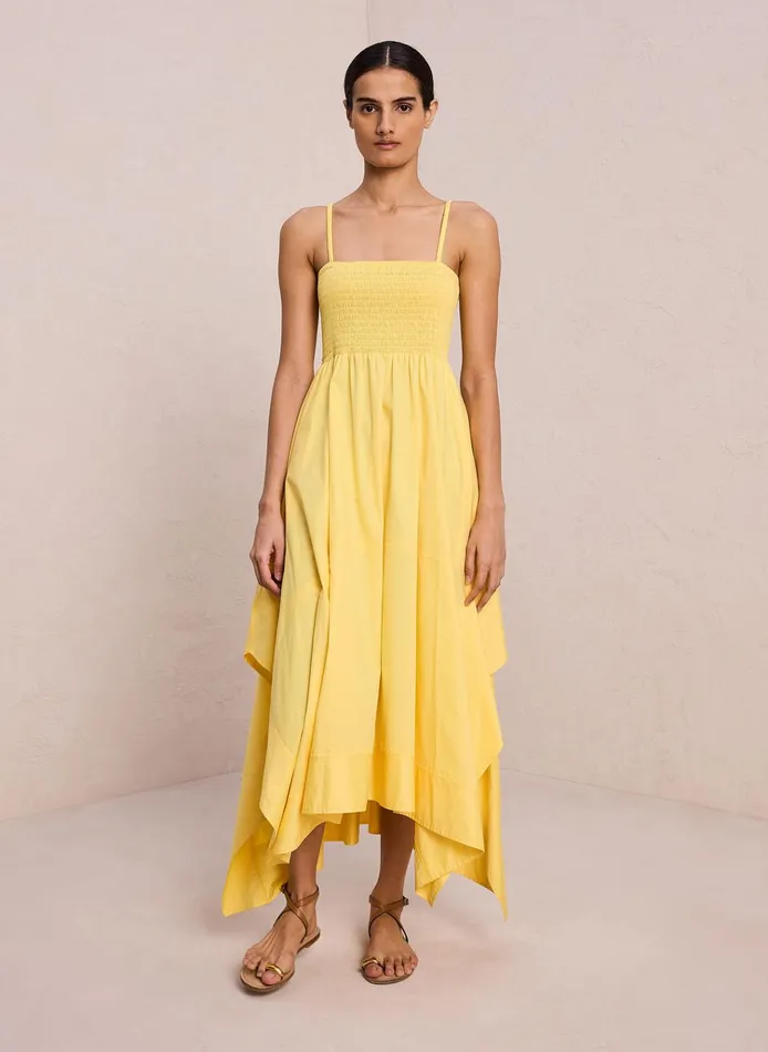 Women Dresses ALC Adriana Cotton Midi Dress Sunlit