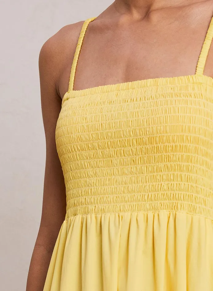 Women Dresses ALC Adriana Cotton Midi Dress Sunlit