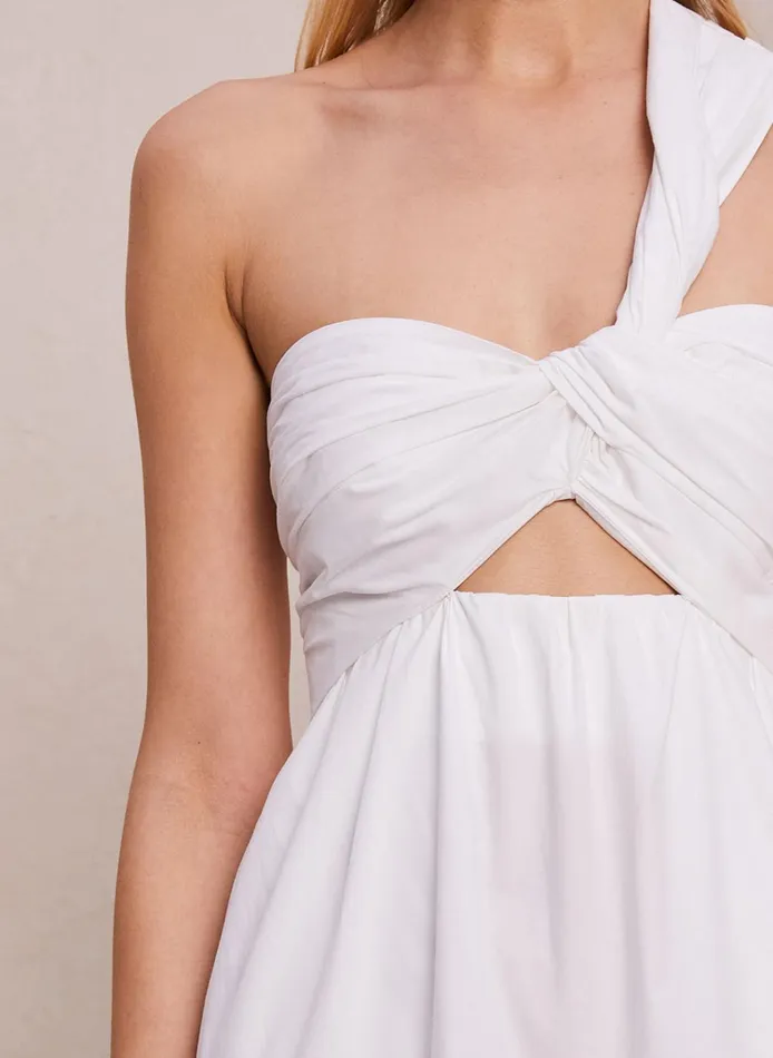 Women Dresses ALC Aubrey Cotton Midi Dress White