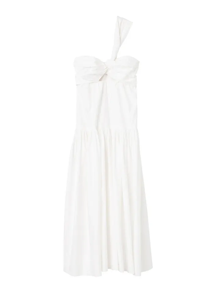 Women Dresses ALC Aubrey Cotton Midi Dress White