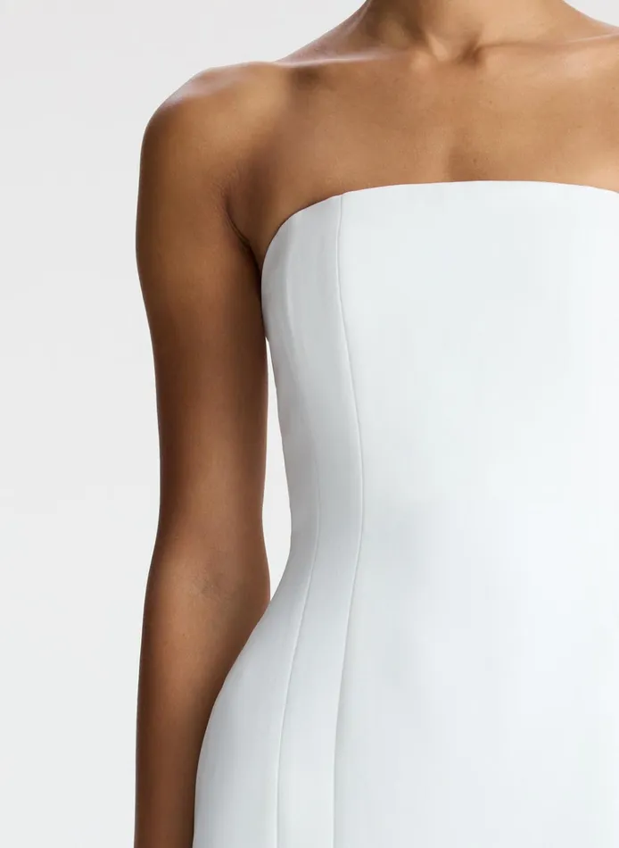 Women Dresses ALC Elizabeth Strapless Midi Dress White