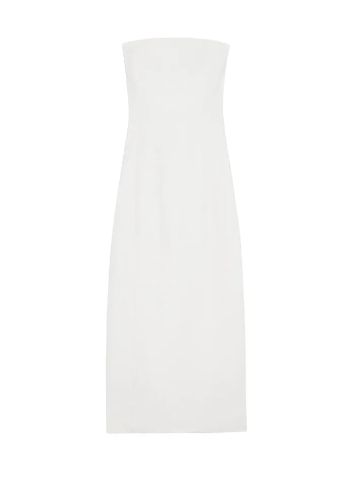 Women Dresses ALC Elizabeth Strapless Midi Dress White