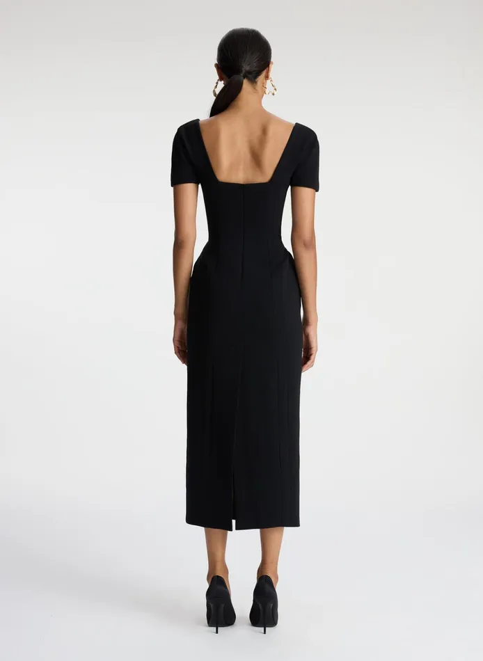Women Dresses ALC Elvie Midi Dress Black