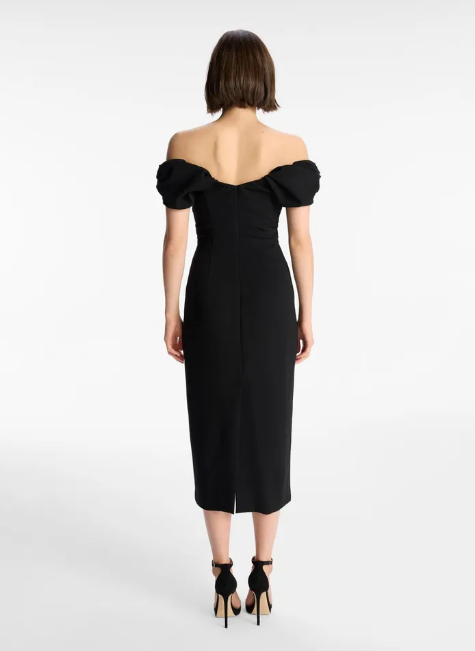 Women Dresses ALC Nora Midi Dress Black