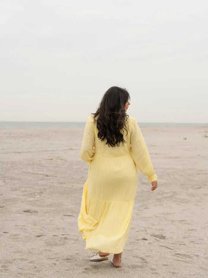 Women Dresses and Jumpsuits Able Jane Maxi Dress Pale Yellow