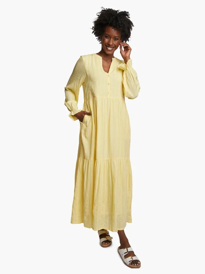 Women Dresses and Jumpsuits Able Jane Maxi Dress Pale Yellow