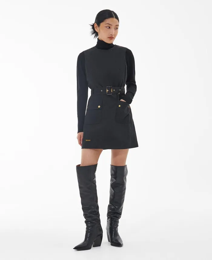 Women Dresses and Skirts Barbour Cray Dress Classic Black Women Dresses and Skirts Barbour Cray Dress Classic Black