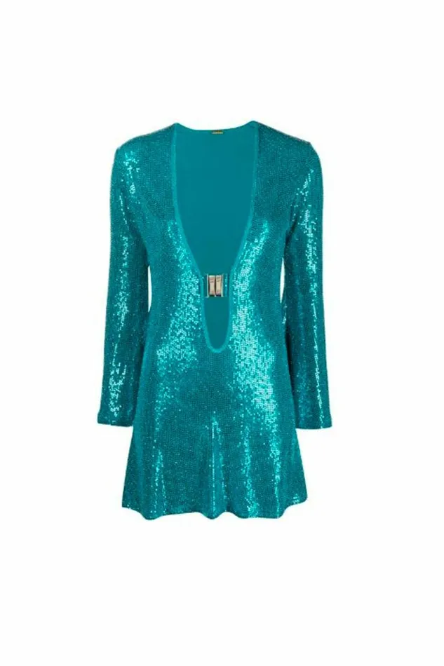 Women Dresses DODO BAR OR Jullie Mini Dress Turquoise