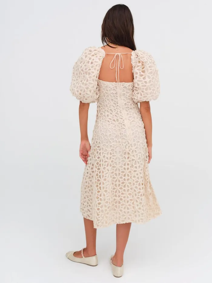Women Dresses For Love and Lemons Brooke Midi Dress White Women Dresses For Love and Lemons Brooke Midi Dress White