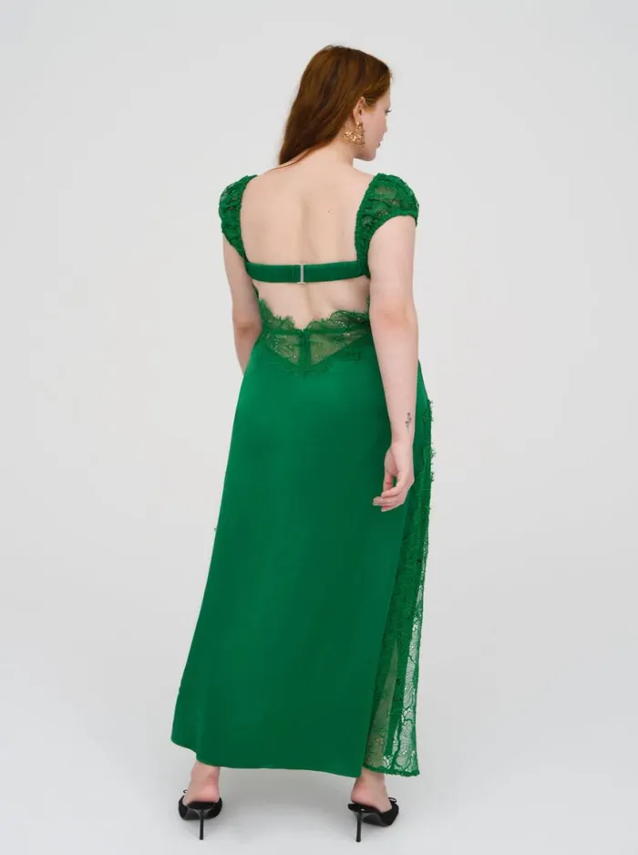Women Dresses For Love and Lemons Casey Maxi Dress Green Women Dresses For Love and Lemons Casey Maxi Dress Green