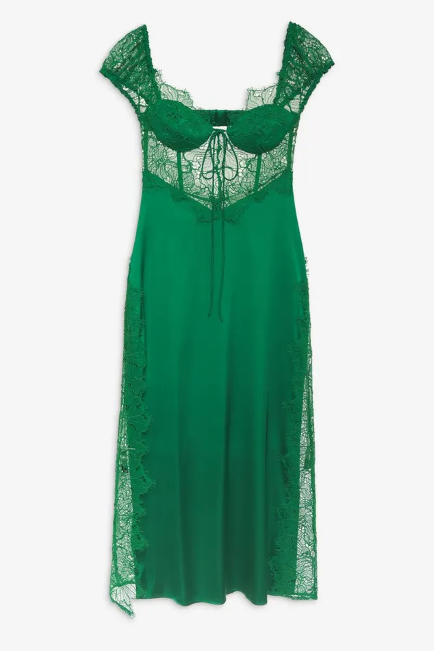 Women Dresses For Love and Lemons Casey Maxi Dress Green Women Dresses For Love and Lemons Casey Maxi Dress Green