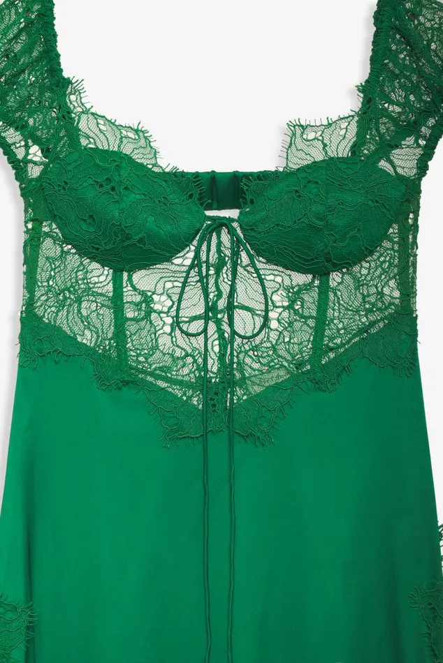 Women Dresses For Love and Lemons Casey Maxi Dress Green Women Dresses For Love and Lemons Casey Maxi Dress Green