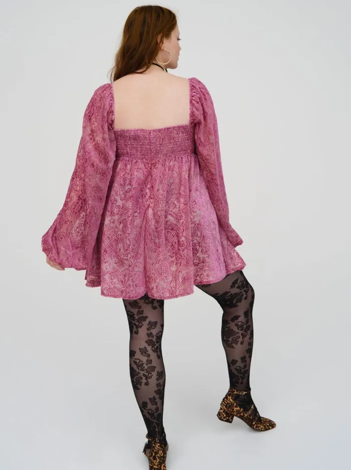 Women Dresses For Love and Lemons Francesca Mini Dress Purple Women Dresses For Love and Lemons Francesca Mini Dress Purple