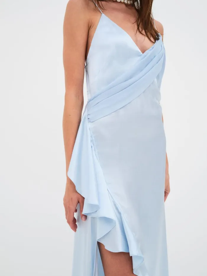 Women Dresses For Love and Lemons James Maxi Dress Blue Women Dresses For Love and Lemons James Maxi Dress Blue