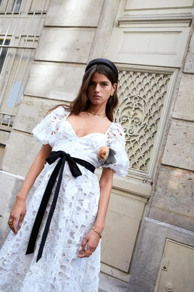 Women Dresses For Love and Lemons Marlene Midi Dress White Women Dresses For Love and Lemons Marlene Midi Dress White