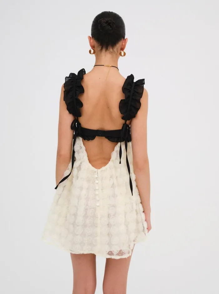 Women Dresses For Love and Lemons Poppy Mini Dress Ivory Women Dresses For Love and Lemons Poppy Mini Dress Ivory