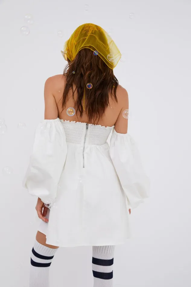 Women Dresses For Love and Lemons Saint Lucia Mini Dress White Women Dresses For Love and Lemons Saint Lucia Mini Dress White