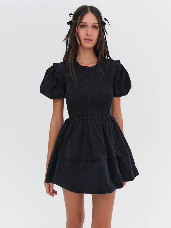 Women Dresses For Love and Lemons Sandy Mini Dress Black
