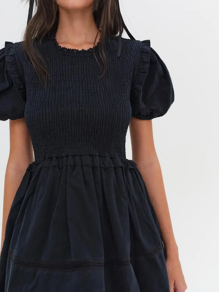 Women Dresses For Love and Lemons Sandy Mini Dress Black Women Dresses For Love and Lemons Sandy Mini Dress Black
