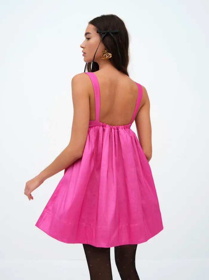 Women Dresses For Love and Lemons Selena Mini Dress Pink Women Dresses For Love and Lemons Selena Mini Dress Pink