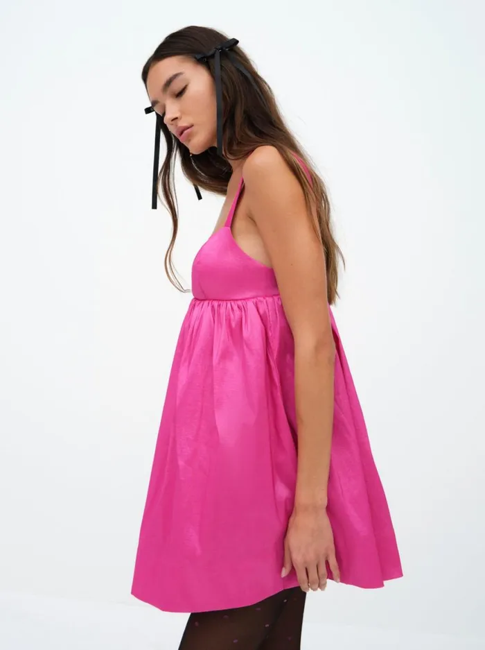 Women Dresses For Love and Lemons Selena Mini Dress Pink Women Dresses For Love and Lemons Selena Mini Dress Pink