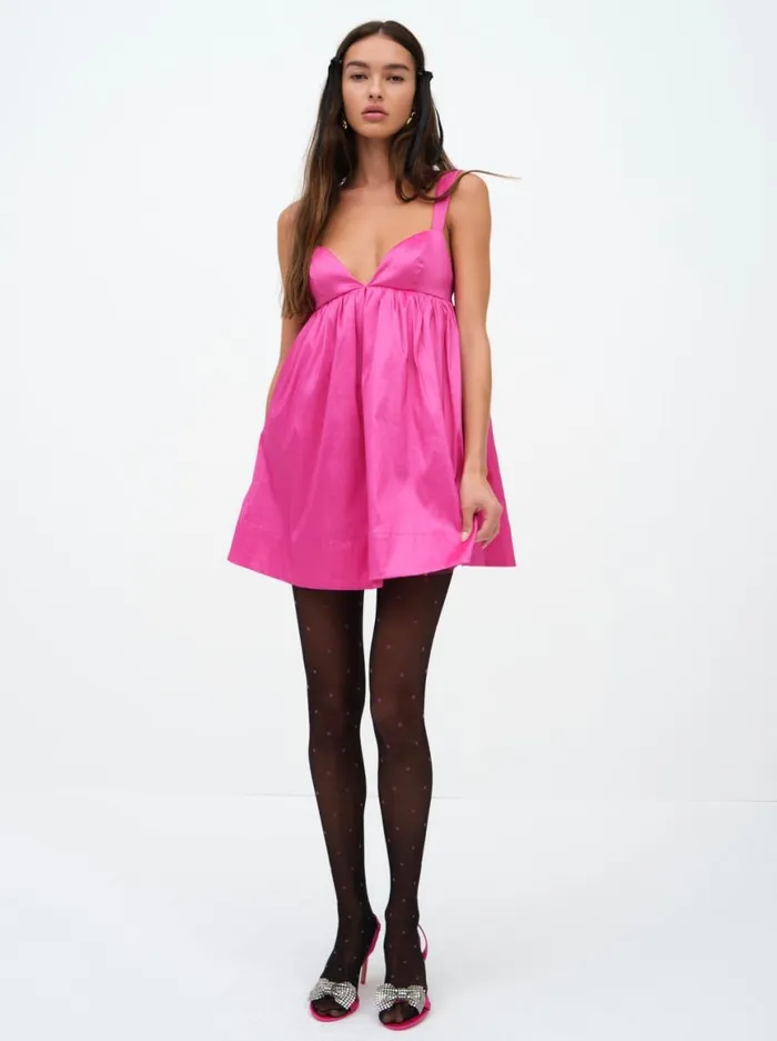Women Dresses For Love and Lemons Selena Mini Dress Pink Women Dresses For Love and Lemons Selena Mini Dress Pink