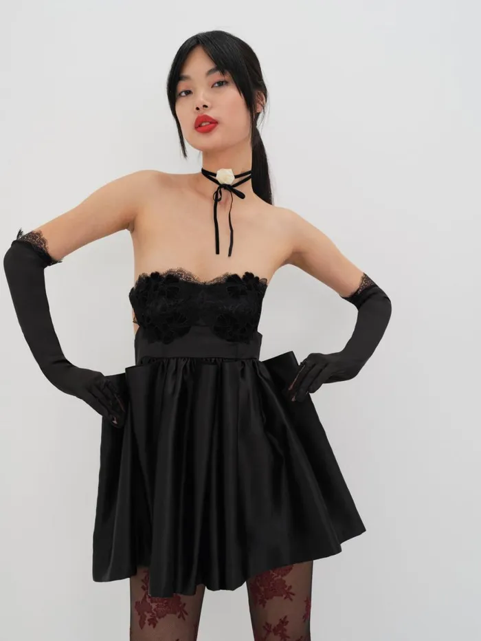 Women Dresses For Love and Lemons Virginia Mini Dress Black Women Dresses For Love and Lemons Virginia Mini Dress Black