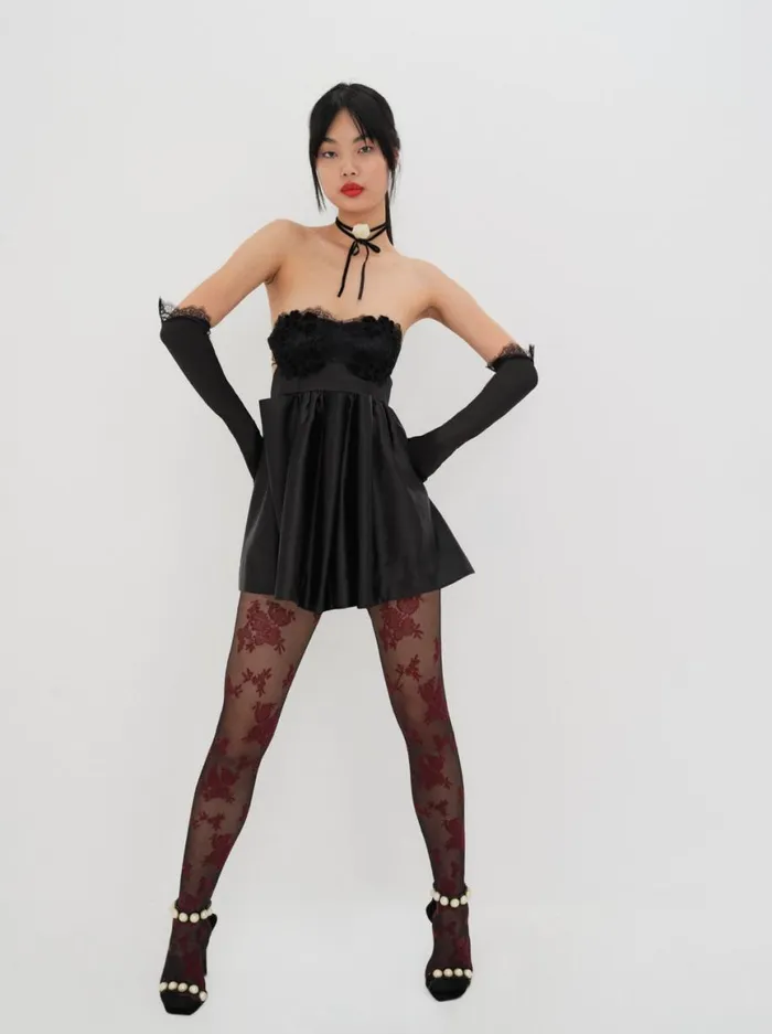 Women Dresses For Love and Lemons Virginia Mini Dress Black Women Dresses For Love and Lemons Virginia Mini Dress Black