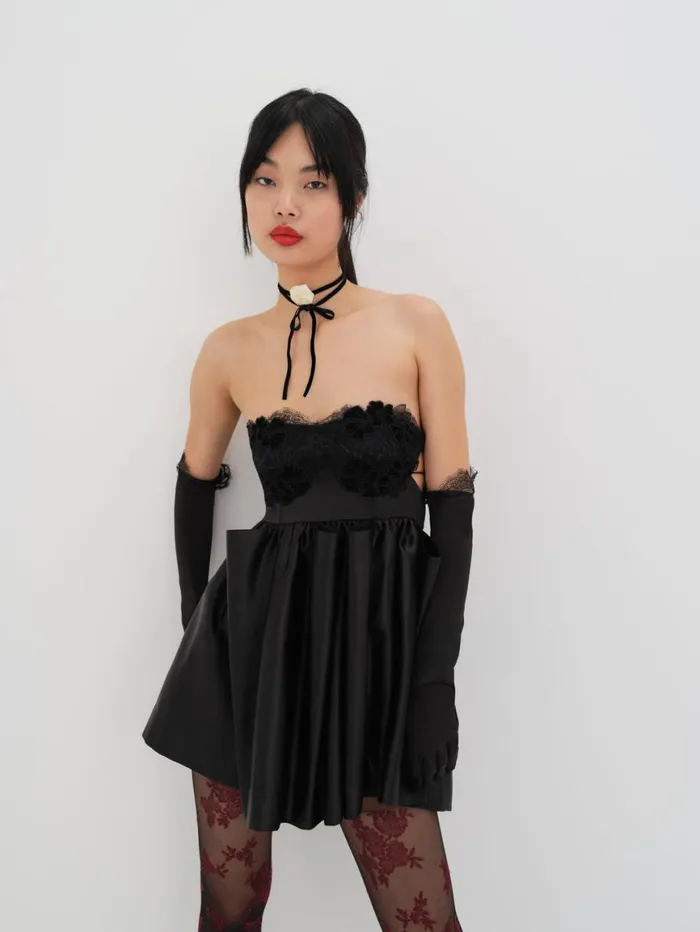 Women Dresses For Love and Lemons Virginia Mini Dress Black Women Dresses For Love and Lemons Virginia Mini Dress Black