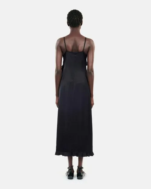 Women Dresses The Kooples Black Long Slipdress Black