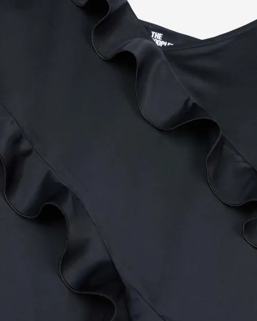 Women Dresses The Kooples Black Long Slipdress Black