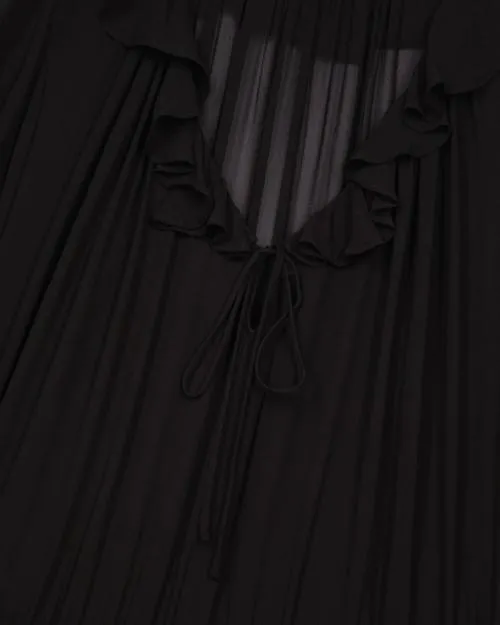 Women Dresses The Kooples Short Black Dress Black Stone
