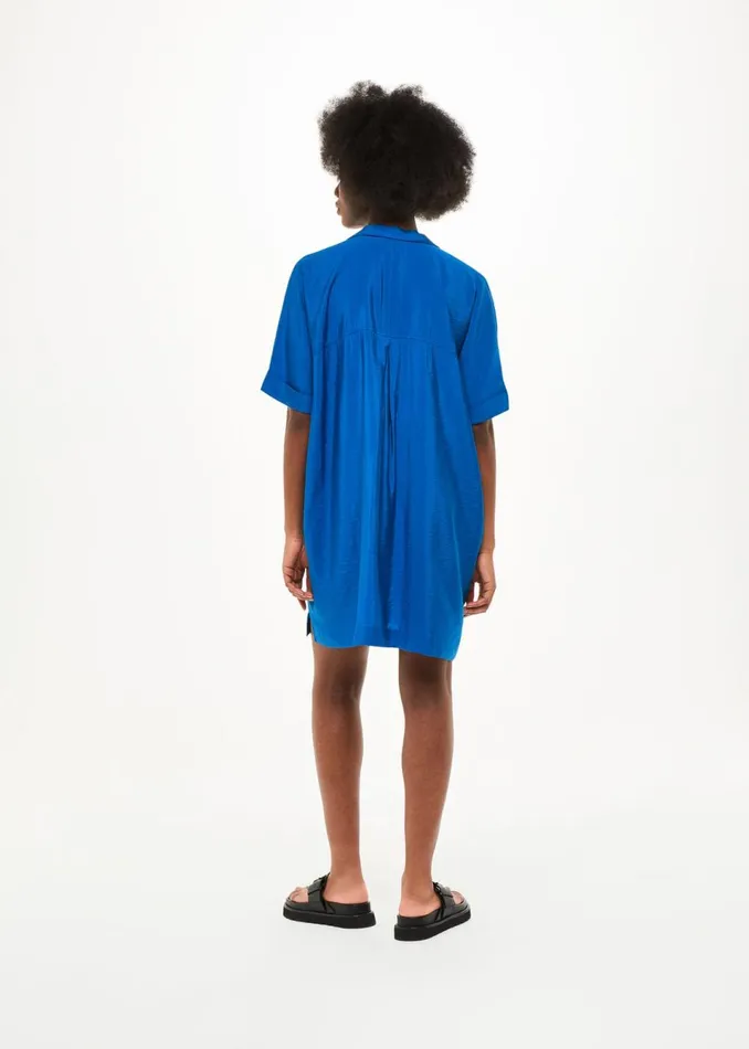 Women Dresses Whistles Blue Melanie Relaxed Shirt Dress
