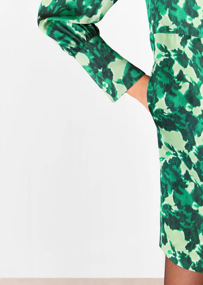 Women Dresses Whistles Green Spun Bouquet Short Dress