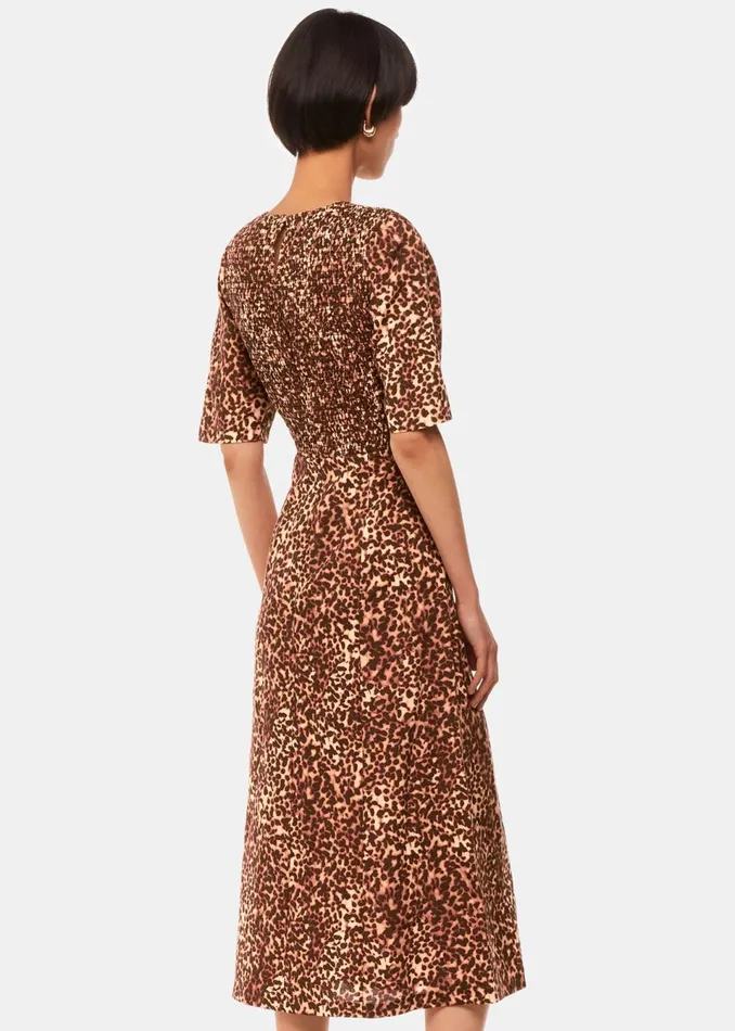 Women Dresses Whistles Multicolour Marble Spot Veda Dress