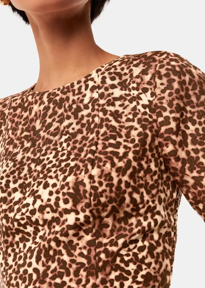 Women Dresses Whistles Multicolour Marble Spot Veda Dress