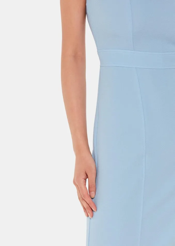 Women Dresses Whistles Pale Blue Gemma Strapless Maxi Dress
